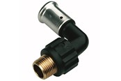 Systemy Alu pex - Henco bent 90° male iron adapter 50 mm x 112 - 5PK-5008-N
