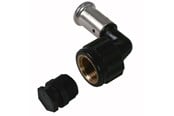 Systemy Alu pex - Henco bent 90° female iron adapter 50x6/4 - 6PK-5008-N