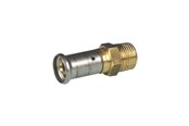 Systemy Alu pex - Henco straight male adapter 20 mm x 34 cusi - 17P-2005-CS