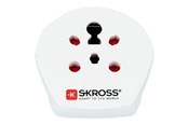 Kable - różne - SKross Country Travel Adapter India-Israel-Denmark to Europe - 1.500217-E
