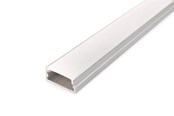 Lampy - DEVELTRON Alu profil 12 with opal cover - 2.5 m - LM27112