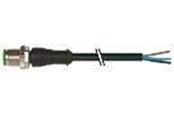 Kable - rózne - Murrelektronik M12 male 0° with cable pur 5x0.34 bk ul/csa+drag chain 1m - 7000-12041-7320100