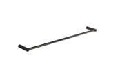 Akcesoria lazienkowe - Pressalit towel rail single black chrome - Q50500