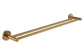 Akcesoria lazienkowe - Grohe Essentials Double towel rail, 600 mm, brushed cool sunrise - 40802GN1