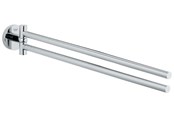 Akcesoria lazienkowe - Grohe essentials double towel bar 449 mm - 40371001