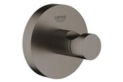 Akcesoria lazienkowe - Grohe Essentials Robe hook brushed hard graphite - 40364AL1