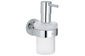 Akcesoria lazienkowe - Grohe Essentials Soap dispenser with holder, chrome - 40448001