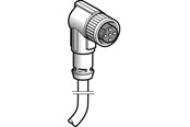 Kable - rózne - TELEMECANIQUE SENSORS Sensor cable pur m12 4-pin female angled 20 meters - XZCP1241L20