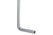 Czesci zamienne i akcesoria montazowe - Megatherm Drain pipe 90° 32 x 130 x 250 mm chrome - 750221010
