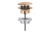 Czesci zamienne i akcesoria montazowe - Grohe push-open waste set brushed warm sunset - 65807DL0