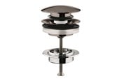 Czesci zamienne i akcesoria montazowe - Grohe push-open waste set hard graphite - 65807A00