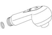 Czesci zamienne i akcesoria montazowe - Damixa shower head for taps - 6948000
