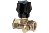 Zlacza - Frese stop valve dn20 for f raw brass with handle and contra - 26-1144