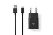 Telefon - Adapter i Ladowarka - Nedis USB-C 2.4A cable - WCHAC242ABK