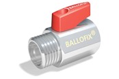 Zlacza - Broen Ballofix female / male 1/2 red grip - 4354510-231002