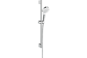 Prysznic i akcesoria do montazu - Hansgrohe crometta 1jet shower set 0.65 m white/chrome - 26533400