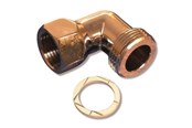 Prysznic i akcesoria do montazu - Megatherm Connector angle 3/4 x 1/2 chrome - 728400004