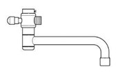 Czesci zamienne i akcesoria montazowe - Børma Borma spout with diverter - F960724AA