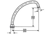 Czesci zamienne i akcesoria montazowe - Neoperl spout universal j 250mm 3/4 female - 16825100006