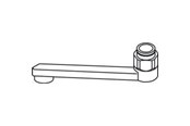 Czesci zamienne i akcesoria montazowe - Oras d-spout 150 mm 211215 - 211215