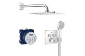 Baterie i armatura - Grohe Grohtherm SmartControl system prysznicowy z głowicą, chrom - 34742000