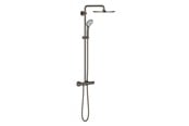 Prysznic i akcesoria do montażu - Grohe Euphoria 310 shower system brushed hard graphite *DEMO* - 26075AL0
