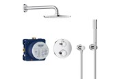 Baterie i armatura - Grohe Grohtherm shower set with Rainshower Cosmopolitan 210, chrome - 34732000