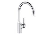 Baterie i armatura - Grohe Bau Cosmopolitan E, Elektroniczna bateria na podczerwień z mieszaczem i ogranicznikiem temperatury, chrom - 32661003