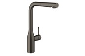 Baterie i armatura - Grohe Essence kitchen faucet with pull-out, brushed hard graphite - 30270AL0