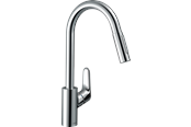 Baterie i armatura - Hansgrohe focus single lever kitchen mixer 240 with pull-out - 31815000