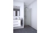 Kabiny prysznicowe i akcesoria - Dansani match bifold hinged door 67-69 cm satin/clear - B71-01