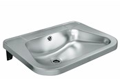 Umywalki - Juvel Intra juvel rs72 wash basin stainless steel wall hung - RS72STD
