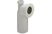 Toalety, siedzenia, bidety i czesci zamienne - Viega Toilet bend 90° with 40 mm stud plastic/white - 110291