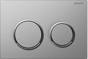 Systemy instalacyjne - Geberit actuator plate omega20 for dual flush: bright chrome - 115085KH1
