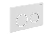 Systemy instalacyjne - Geberit actuator plate kappa21 for dual flush: white / brigh - 115.240.KJ.1