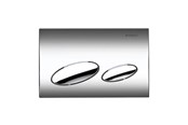 Systemy instalacyjne - Geberit actuator plate kappa20 for dual flush: bright chrome - 115.228.21.1