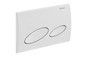 Systemy instalacyjne - Geberit actuator plate kappa20 for dual flush: white alpine - 115.228.11.1