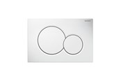 Systemy instalacyjne - Geberit actuator plate sigma01 for dual flush: white alpine - 115770115