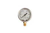 Przyrzady pomiarowe - Erik Færgemann Vacuum meter 1/4xø63 -1 - 0 bar lm w/glycerine - 001007