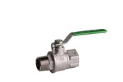 Złącza - Pettinaroli F x m heavyduty fullway ball valve green steel lever tea t - 51EU/1-006