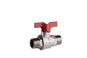 Zlacza - Pettinaroli M x m heavyduty fullway ball valve red butterfly handle te - 52EUR/2-008