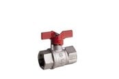 Zlacza - Pettinaroli F x f heavyduty fullway ball valve red butterfly handle te - 52EUR-008
