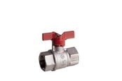 Zlacza - Pettinaroli F x f heavyduty fullway ball valve red butterfly handle te - 52EUR-002