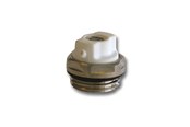 Grzejniki i zawory - Pettinaroli Air screw with o-ring rotatable 1/2" chrome - DE-044