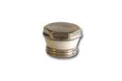 Grzejniki i zawory - Pettinaroli End plug 6 edge with profit ring 1/2" chrome - DE-069