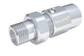 Grzejniki i zawory - Broen Radiator connection with cut-off straight 1/2" - 3335400-100002