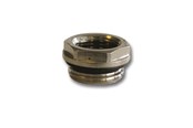 Grzejniki i zawory - Pettinaroli Nipple sleeve with ring 1/2"x3/8" chrome - DE-017