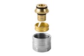 Systemy Alu pex - Geberit mepla union connector for euro cone: d=16mm g=3/4 - 641.534.22.2