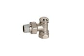 Grzejniki i zawory - Pettinaroli Return valve angled 1/2" - 650DIN-004