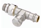 Grzejniki i zawory - Danfoss RLV10 Press return coupling straight - 003L1824
